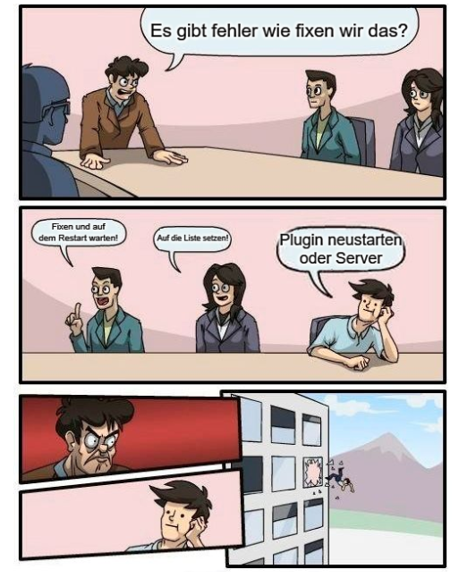 Modded Server Comic (ironisch)